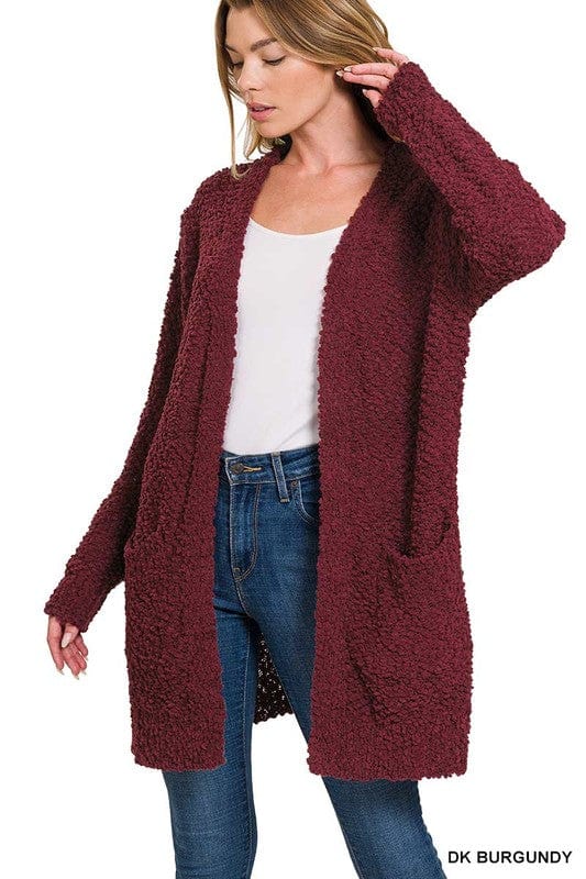 Long Sleeve Sweater Cardigan with Pockets