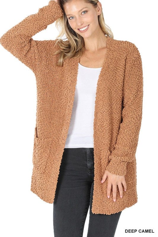 Long Sleeve Sweater Cardigan with Pockets