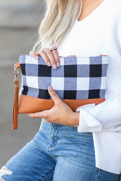 Buffalo Plaid Clutch