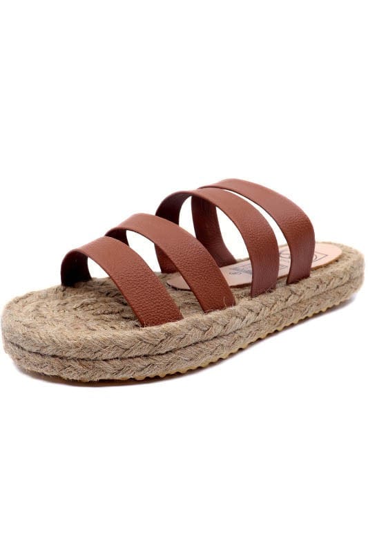 Women's Four band Espadrille Slide