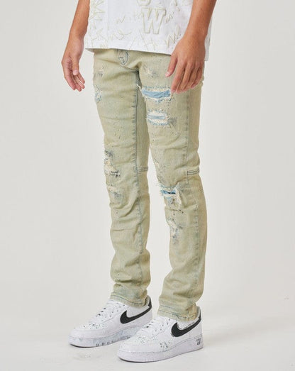 Men's slim fit denim jeans