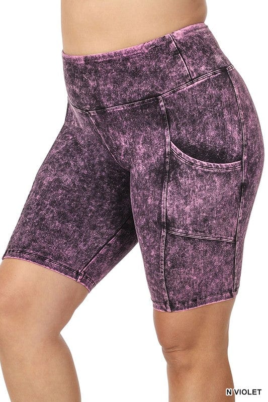 Women's Mineral Wash waistband leggings