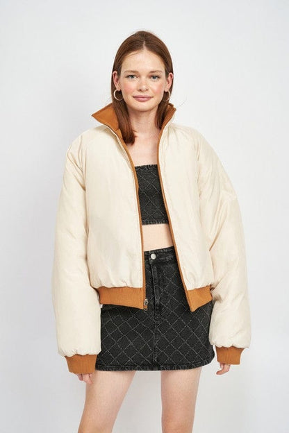 Women's Reversible puffer jacket