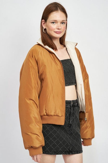 Women's Reversible puffer jacket