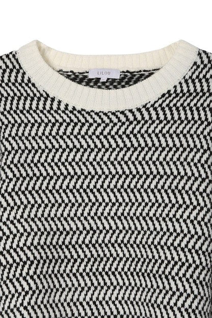 Women's crew neck sweater