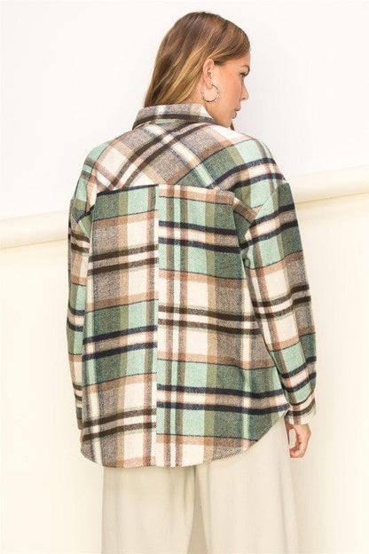 Women's Plaid Pattern Top