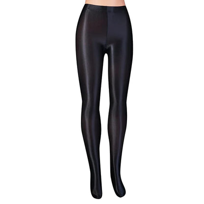 Transparent glossy yoga pants