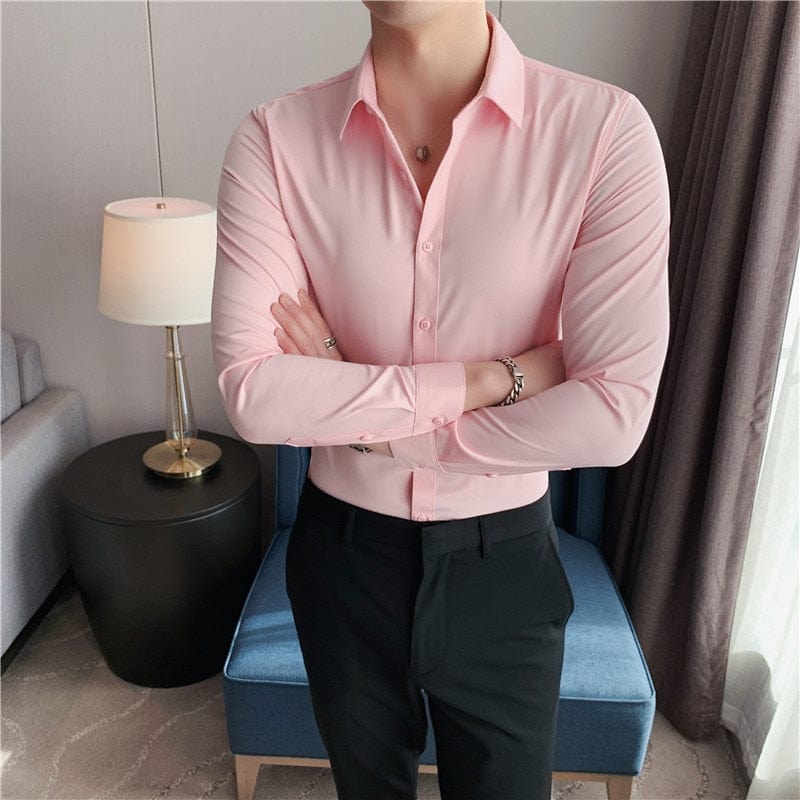 Men's slim Fit business shirt