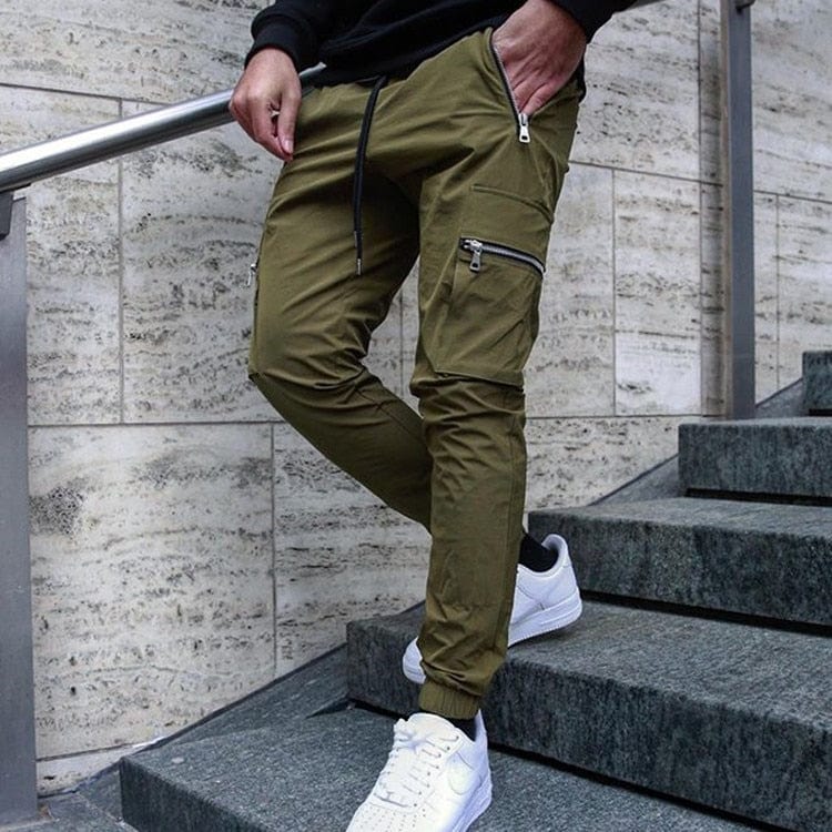 Men's multi-pocket sweatpants