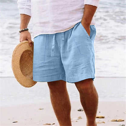 Men's Cotton Linen Shorts