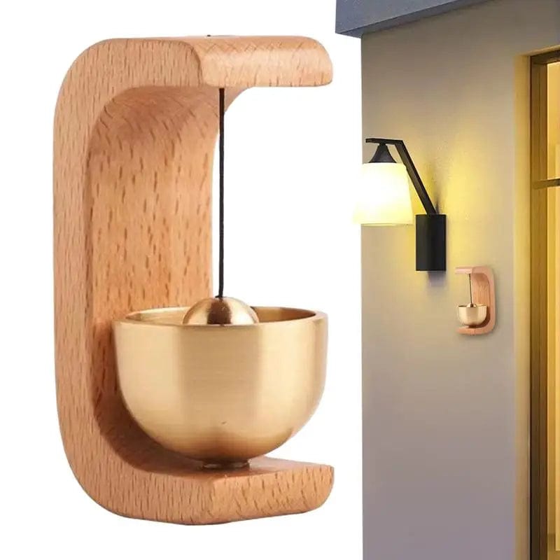 Wooden Wind Chimes Wireless Doorbell