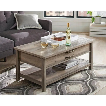 Rustic Gray Coffee Table