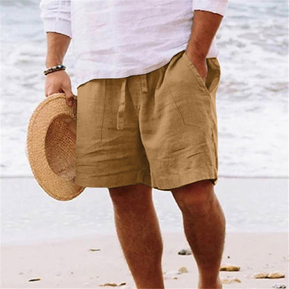 Men's Cotton Linen Shorts