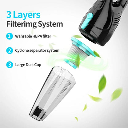 Handheld Vacuum Cleaner for Car Cleaning Hard Floor Household Appliance