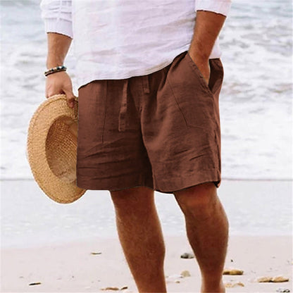 Men's Cotton Linen Shorts