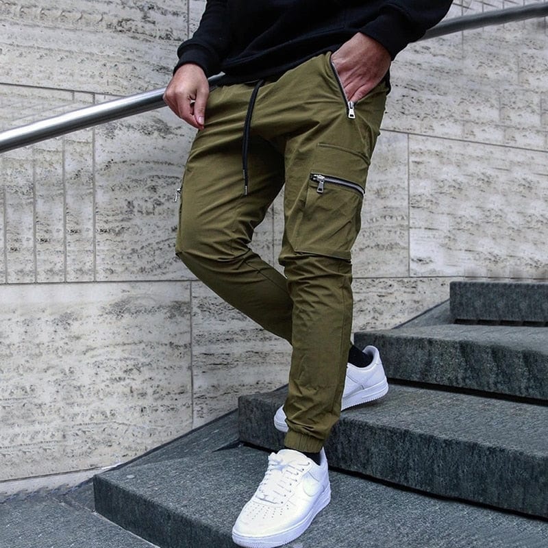 Men's multi-pocket sweatpants