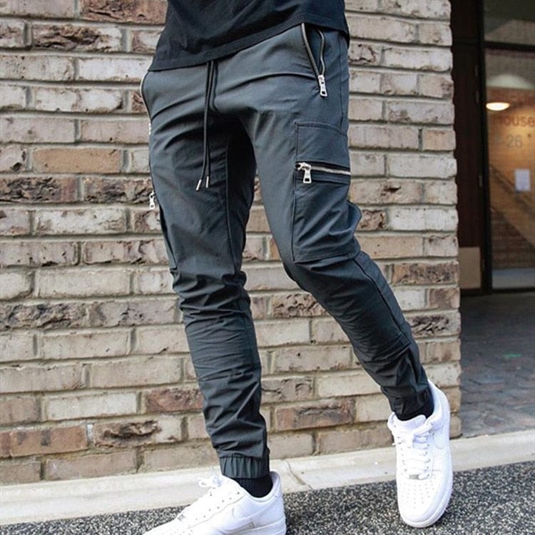 Men's multi-pocket sweatpants