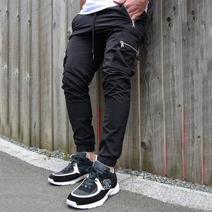 Men's multi-pocket sweatpants