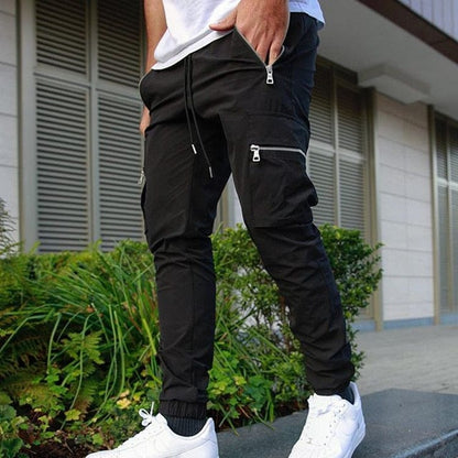 Men's multi-pocket sweatpants