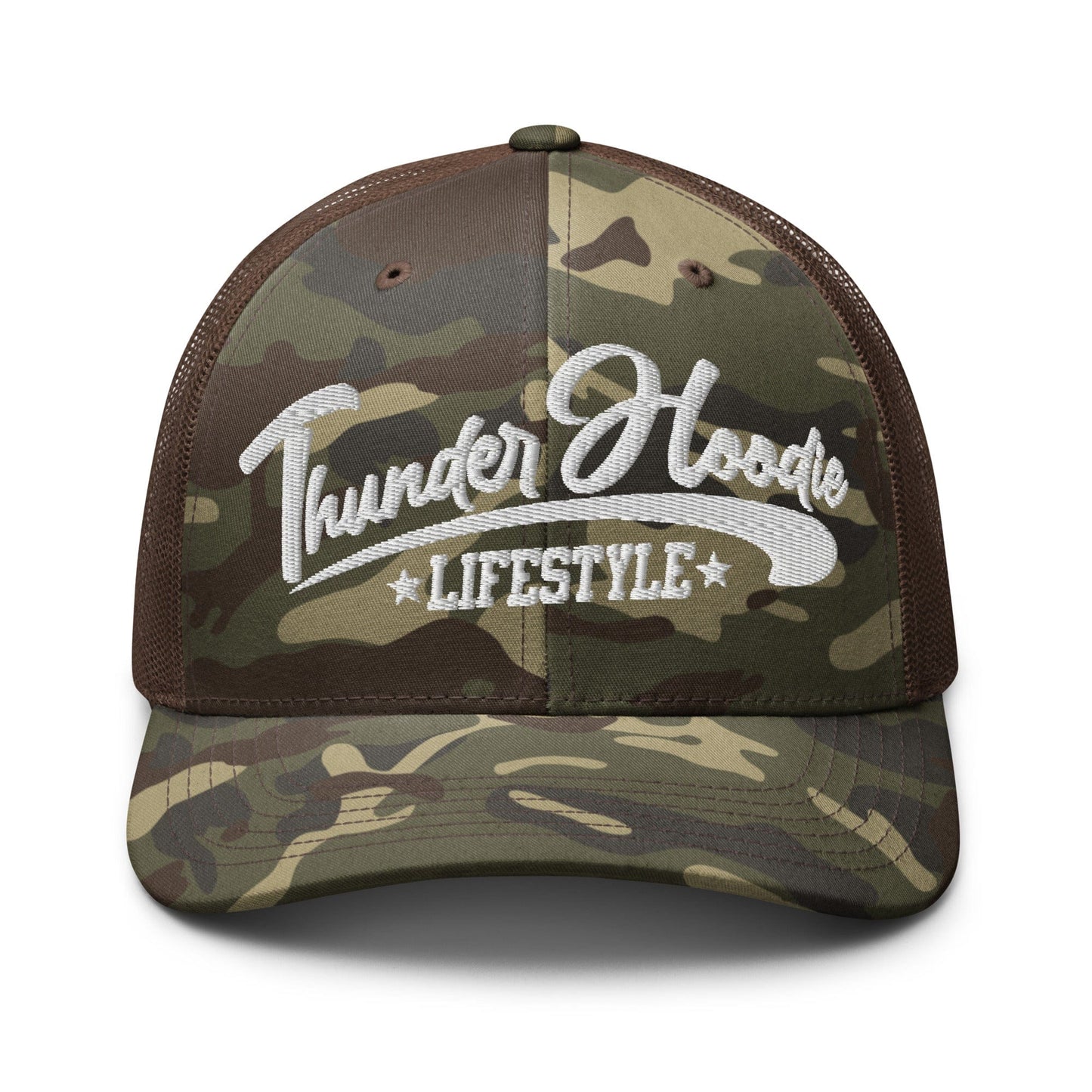 Camouflage trucker hat