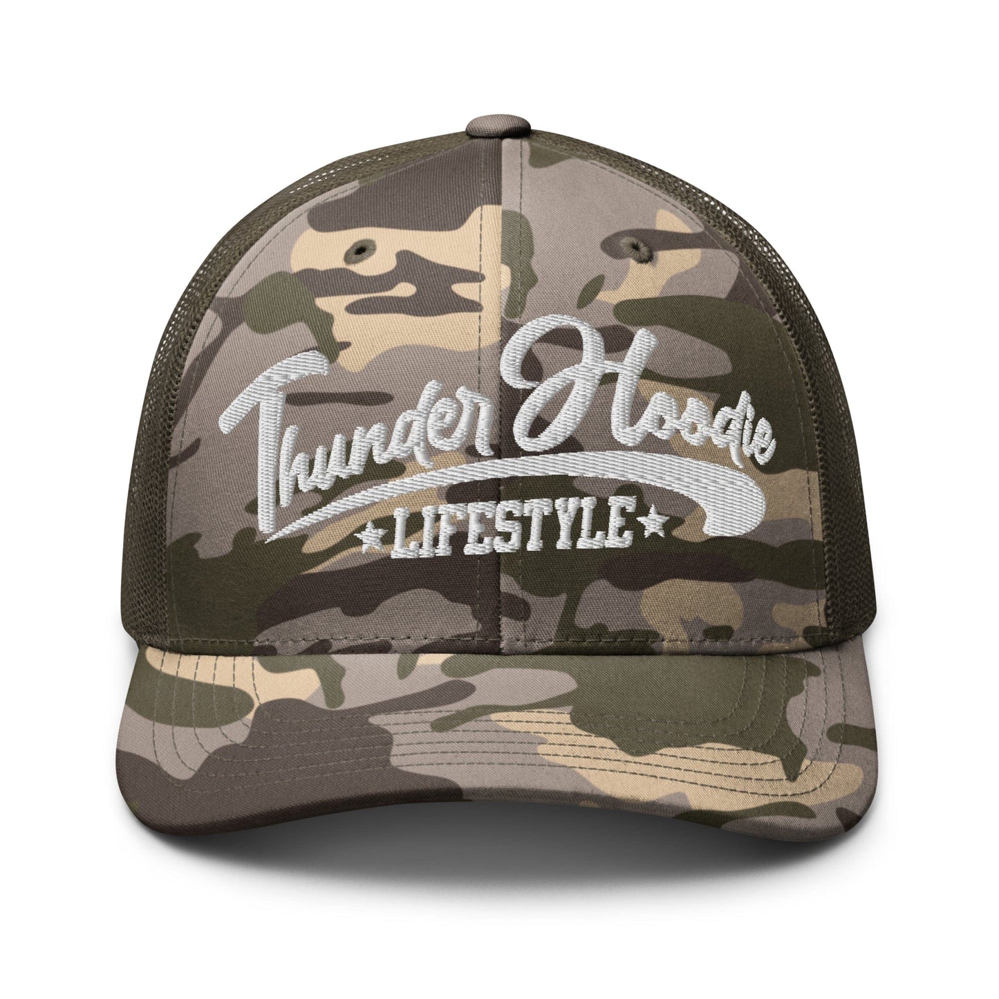 Camouflage trucker hat