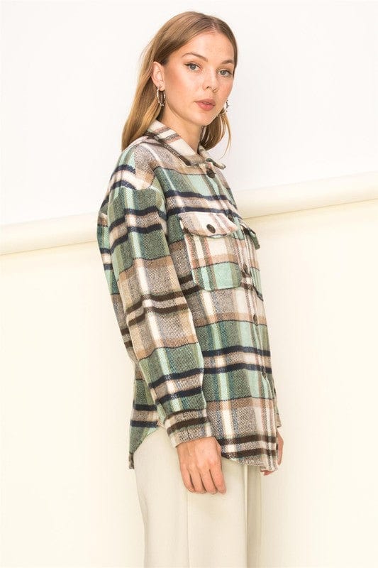 Women's Plaid Pattern Top