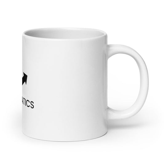 White glossy mug