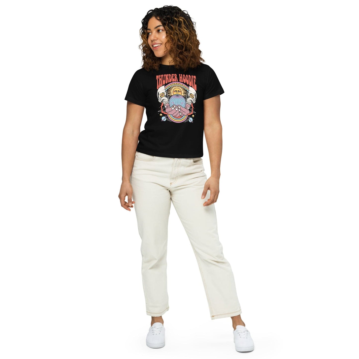 Women’s high-waisted t-shirt