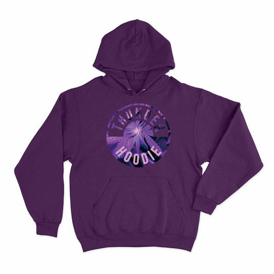 Purple Flower Hoodie