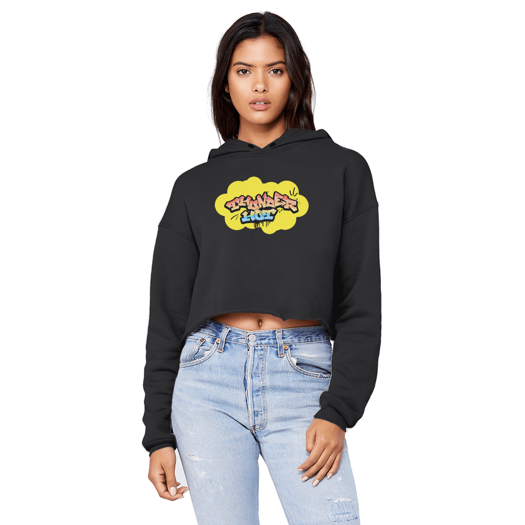 Unisex Cropped Raw Hoodie