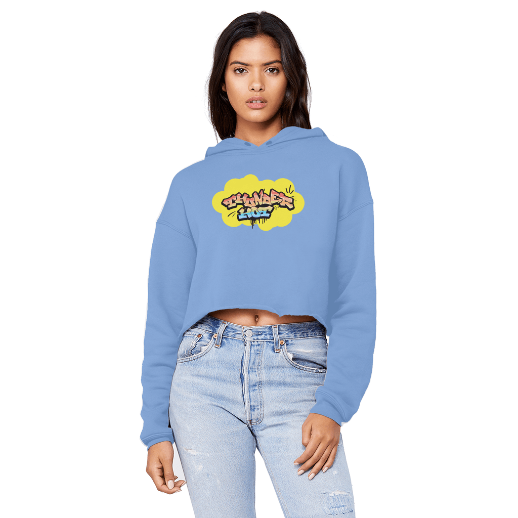 Unisex Cropped Raw Hoodie