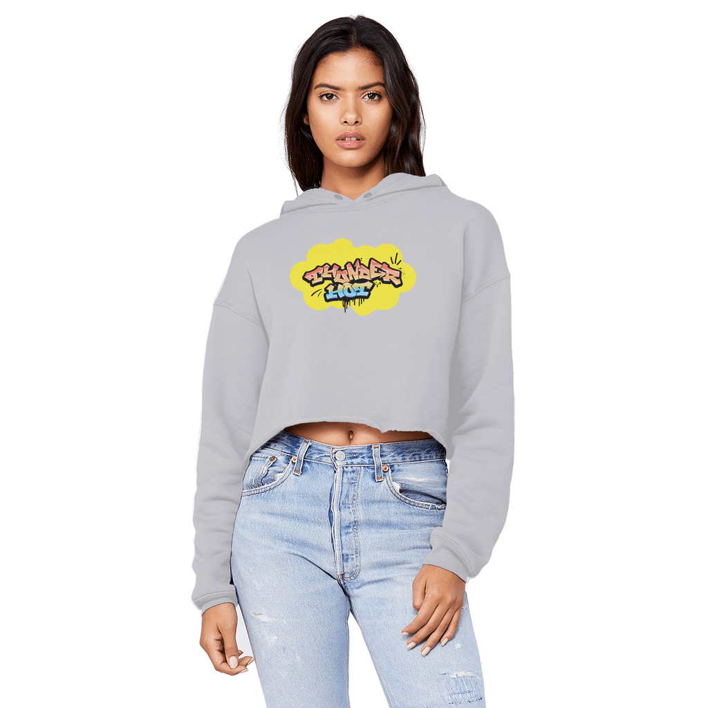 Unisex Cropped Raw Hoodie