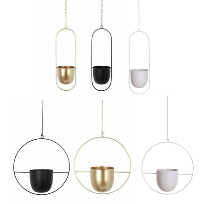 10 Type Metal Hanging Flower Pot