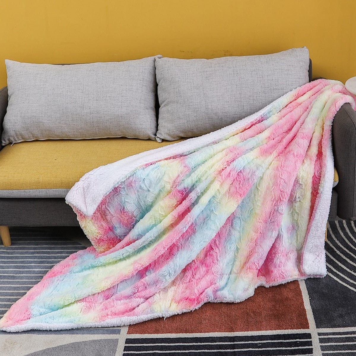 Tie dye Rainbow Blanket