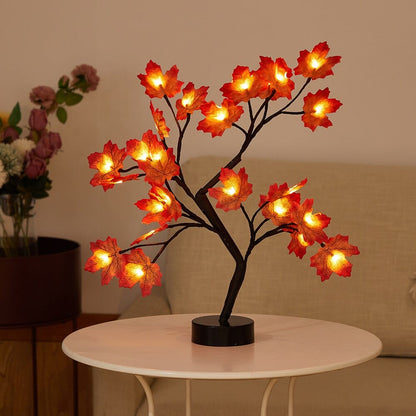 USB Battery Operated LED Table Lamp Rose Flower