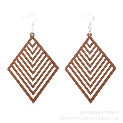 Geometric Drop Earrings