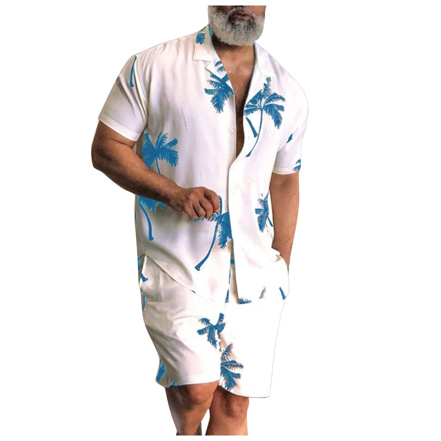 Men's Hawaii Style Shorts Set