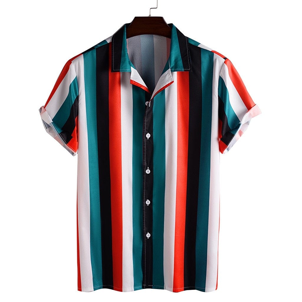 Mens Striped Summer Shirt