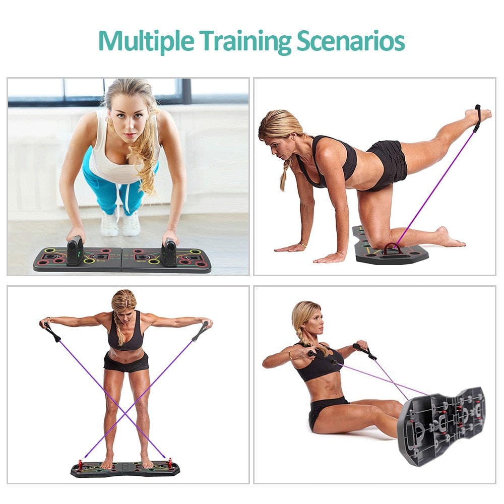 Multi-Function Foldable Push Up Board