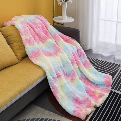 Tie dye Rainbow Blanket