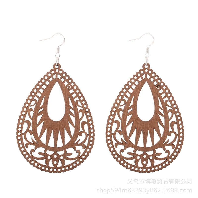 Geometric Drop Earrings