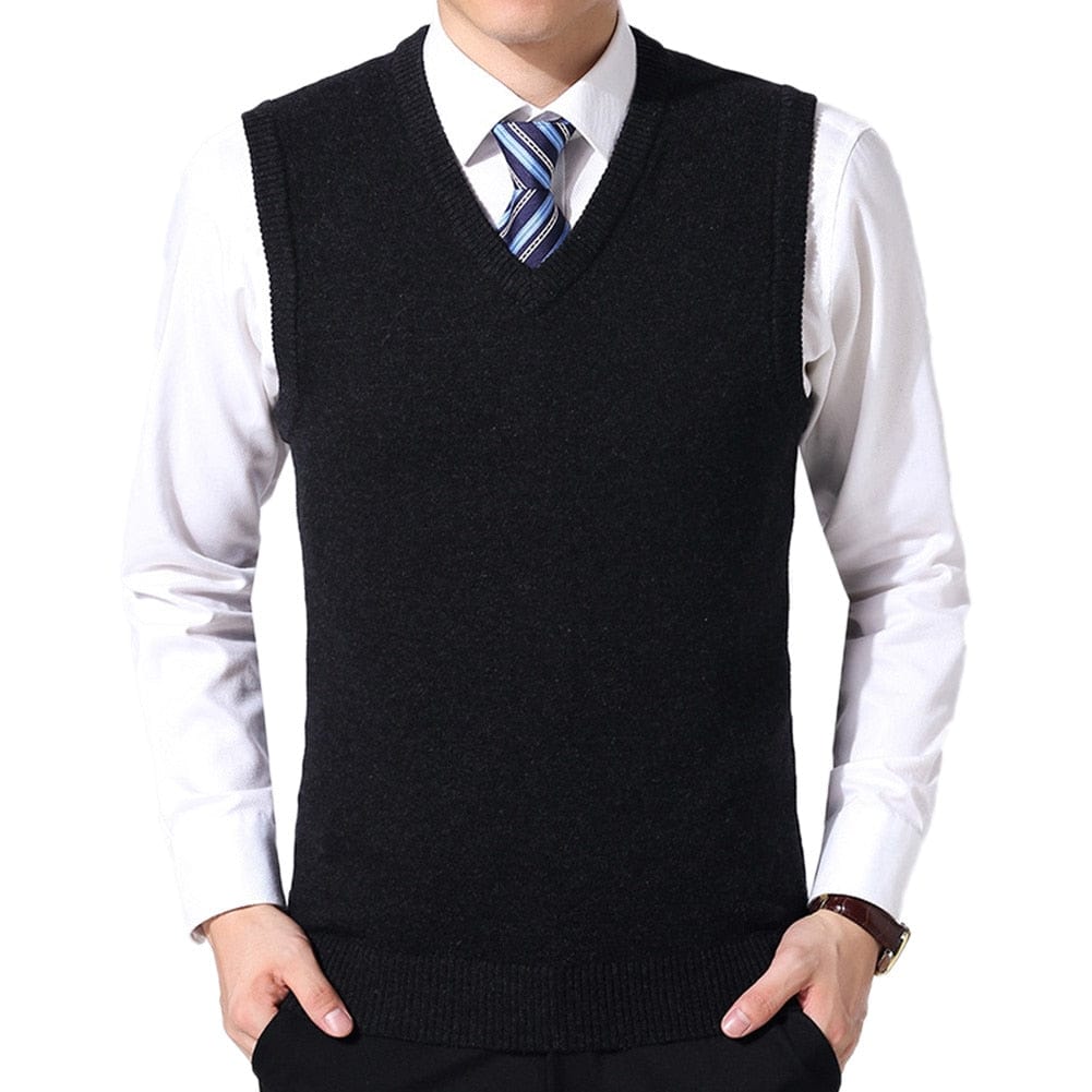 Men's Casual Woolen Vest