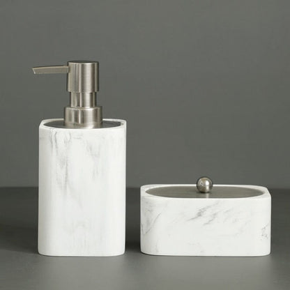 Bathroom Accessories Set marble Soap Dispenser