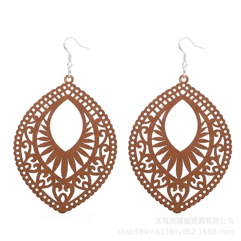 Geometric Drop Earrings