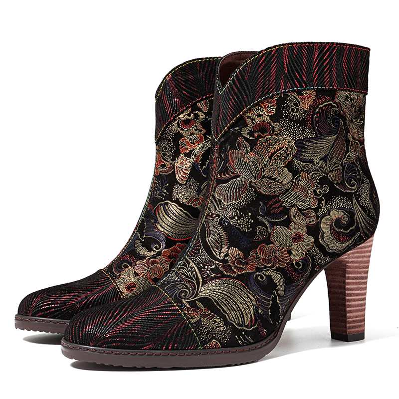 Women Retro Vintage Boots