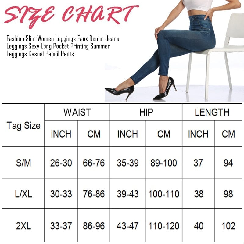 Women Denim Leggings