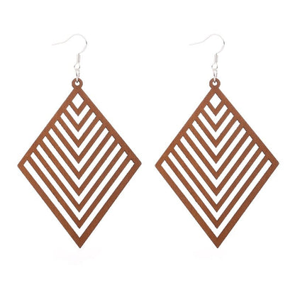 Geometric Drop Earrings