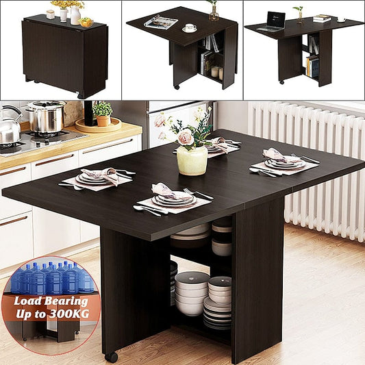 3 in 1 Rolling Dining Table Set