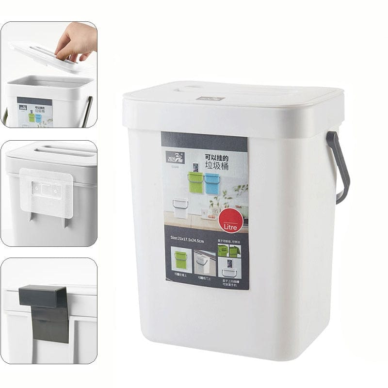 Wall Mounted Folding Waste Bin