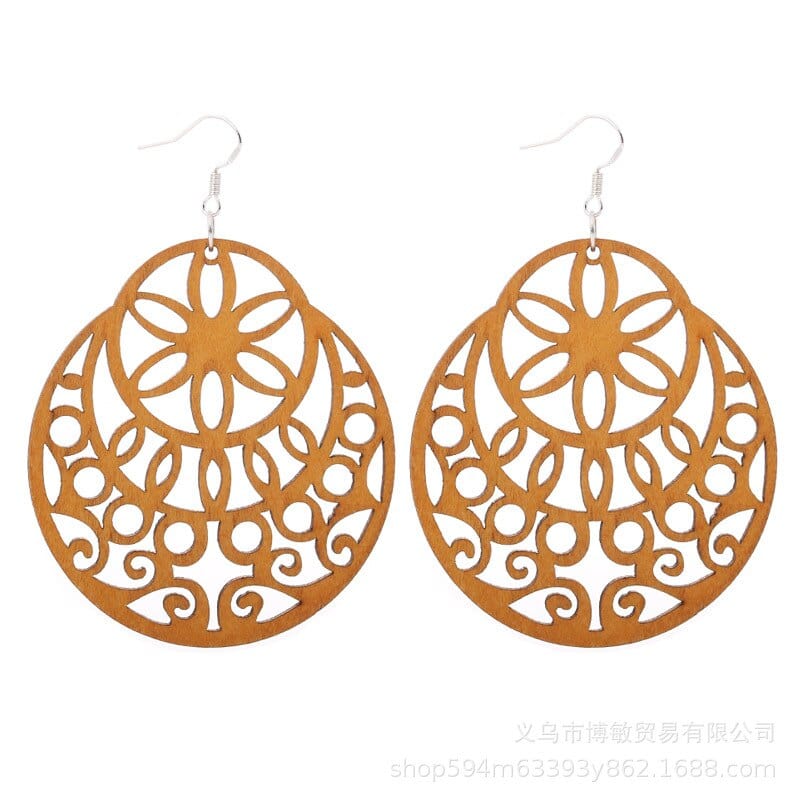 Geometric Drop Earrings